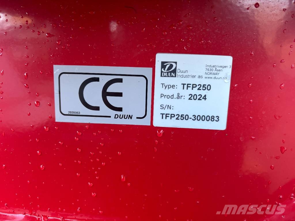 Duun TFP 250 Fresadoras quitanieve