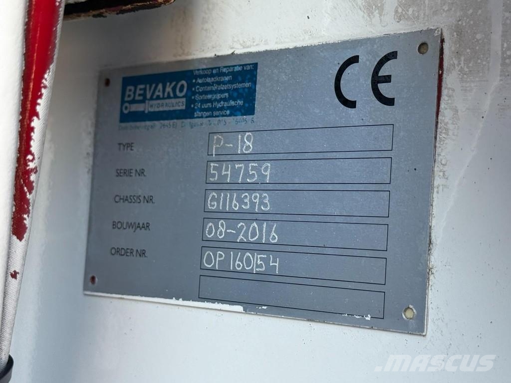 DAF CF 400 6X2 - EURO 6 + VDL P-18 + REMOTE + LIFT AXL Camion con cassone scarrabile