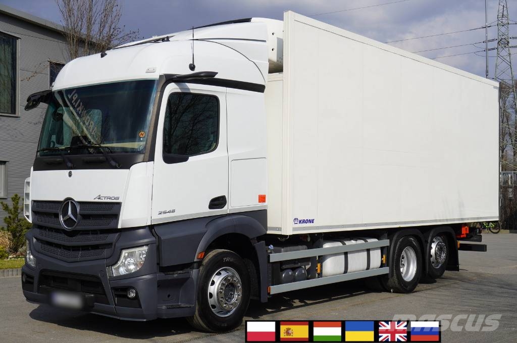 Mercedes-Benz Actros 2545 6×2 MP5 / KRONE refrigerator 18 EPAL Camion cu control de temperatura