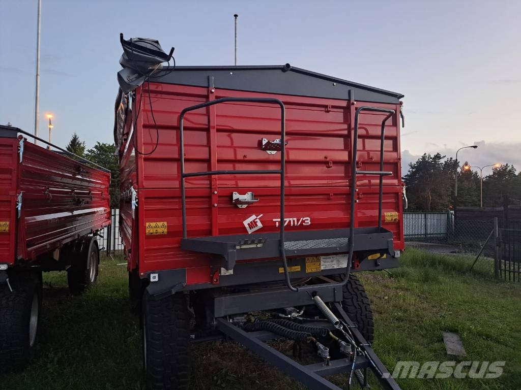 Metal-Fach T711/3 - wywrotka 12T / 3 - sides tipping trailer Remolques con caja de volteo