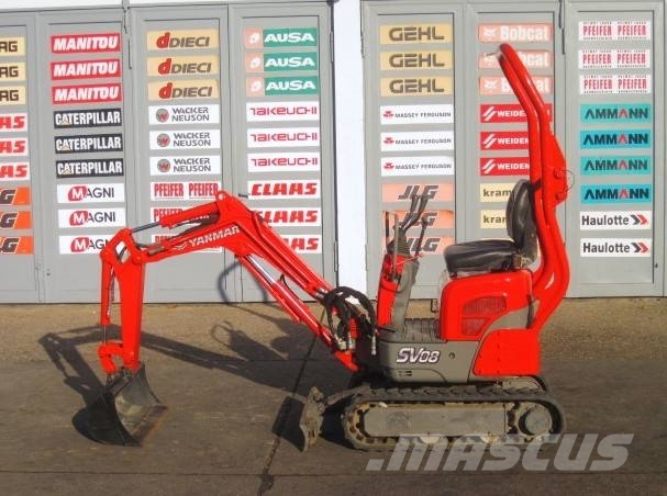 Yanmar SV 08-1A (S) ** Verstellfahrwerk ** حفارات صغيرة أقل من 7 طن (حفارات صغيرة)