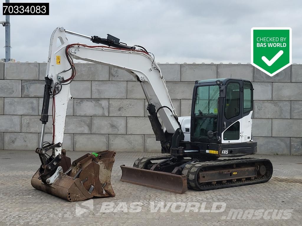 Bobcat E85 A/C - 3 Buckets Mini excavators < 7t (Mini diggers)