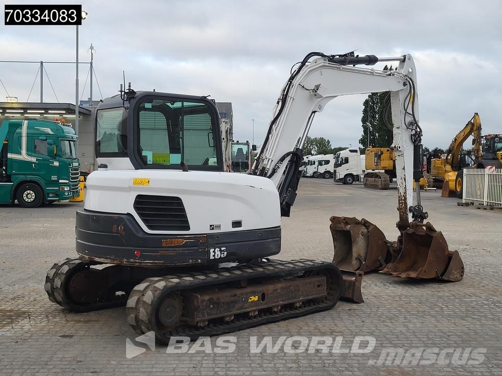 Bobcat E85 A/C - 3 Buckets حفارات صغيرة أقل من 7 طن (حفارات صغيرة)