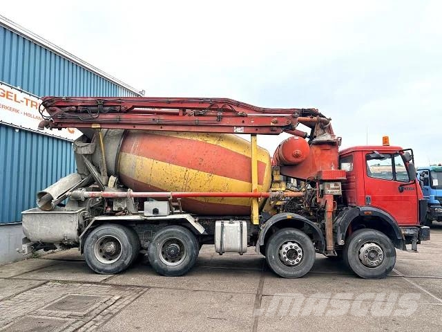 Mercedes-Benz SK 3229B V8 MIXER + 21 METER PUTZMEISTER CONCRETE Betooni pumpautod
