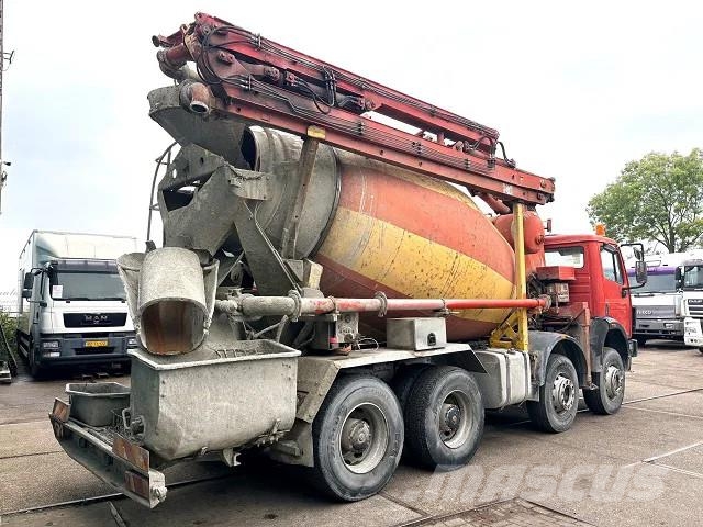 Mercedes-Benz SK 3229B V8 MIXER + 21 METER PUTZMEISTER CONCRETE Betooni pumpautod