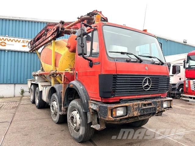 Mercedes-Benz SK 3229B V8 MIXER + 21 METER PUTZMEISTER CONCRETE Betooni pumpautod
