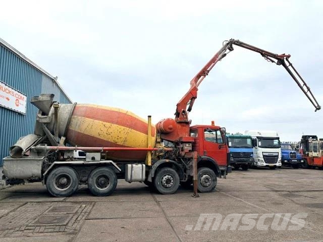 Mercedes-Benz SK 3229B V8 MIXER + 21 METER PUTZMEISTER CONCRETE Betooni pumpautod