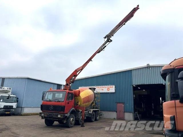 Mercedes-Benz SK 3229B V8 MIXER + 21 METER PUTZMEISTER CONCRETE Betooni pumpautod