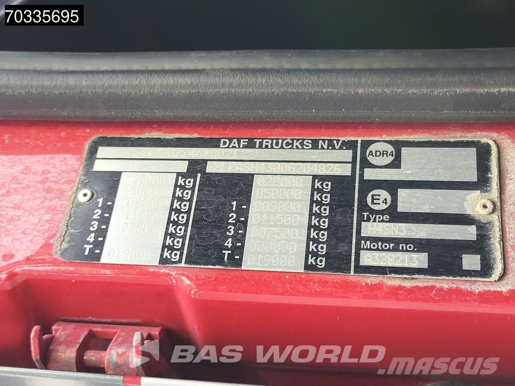 DAF XF 480 XF 6X2 NL-Truck APK VDL S-25-6200 container Camion ampliroll