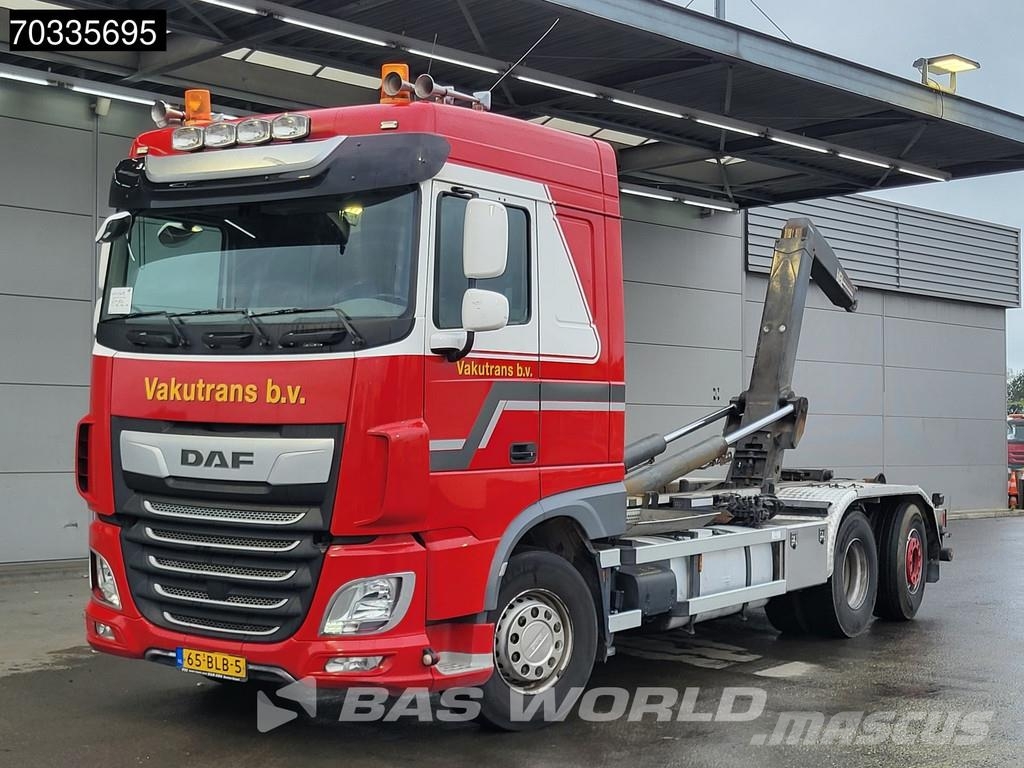 DAF XF 480 XF 6X2 NL-Truck APK VDL S-25-6200 container Camion ampliroll