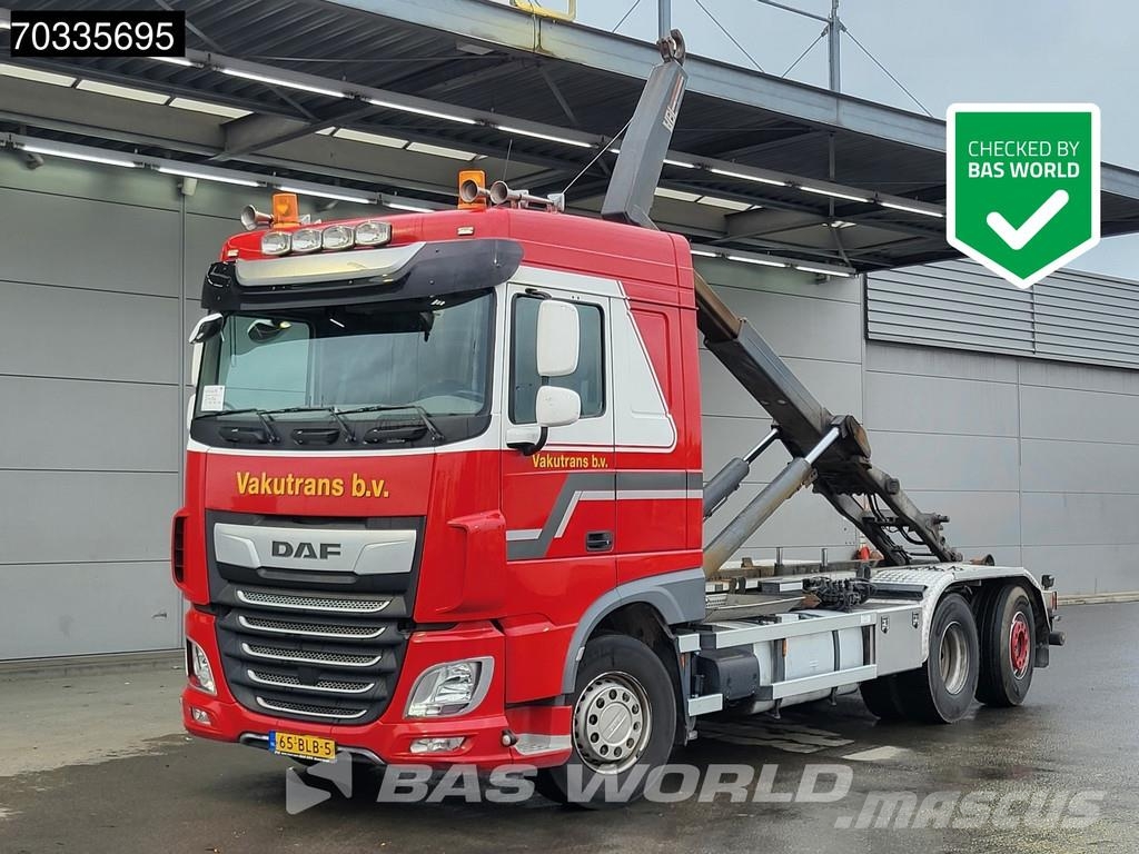 DAF XF 480 XF 6X2 NL-Truck APK VDL S-25-6200 container Camion ampliroll