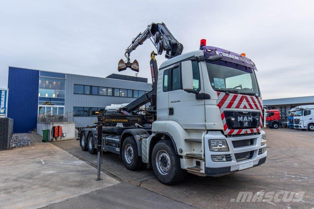 MAN TGS 35.400 BL - HIAB 144 E-2 DUO 吊鉤式起重車