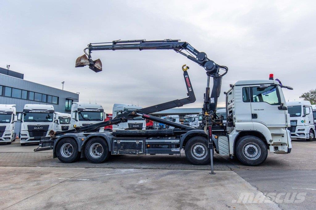 MAN TGS 35.400 BL - HIAB 144 E-2 DUO 吊鉤式起重車