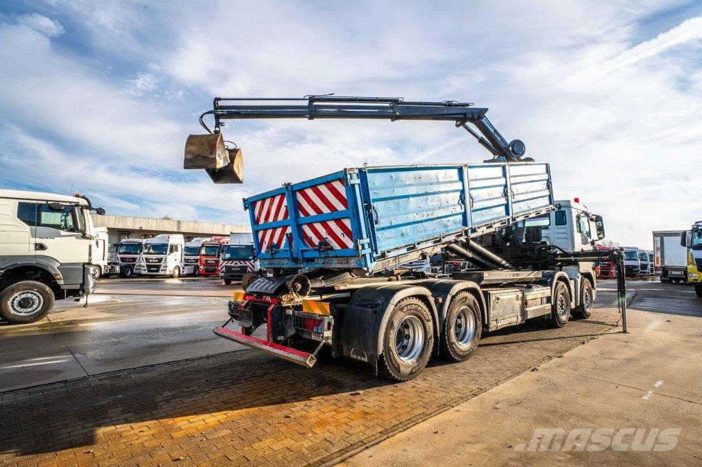 MAN TGS 35.400 BL - HIAB 144 E-2 DUO 工程吊钩车