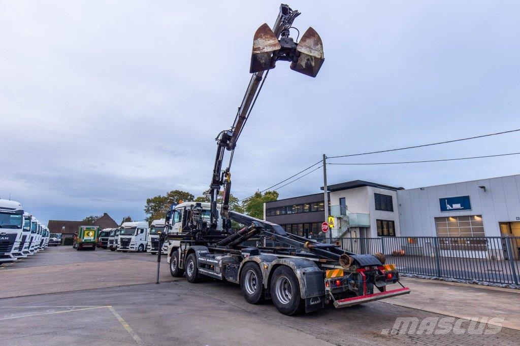 MAN TGS 35.400 BL - HIAB 144 E-2 DUO 吊鉤式起重車