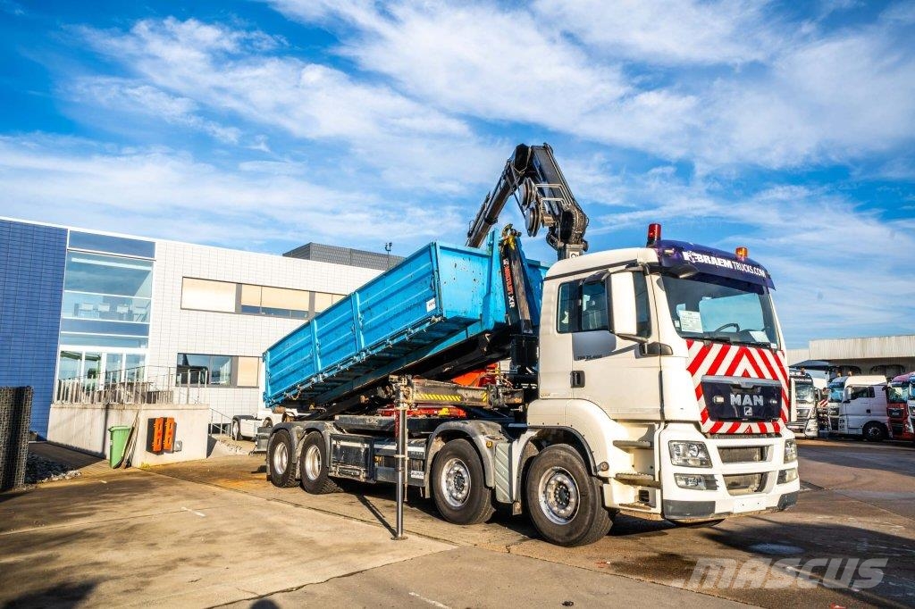 MAN TGS 35.400 BL - HIAB 144 E-2 DUO 工程吊钩车