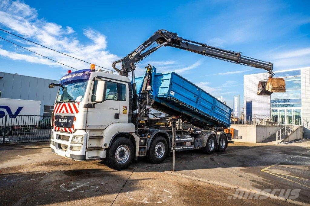 MAN TGS 35.400 BL - HIAB 144 E-2 DUO 工程吊钩车