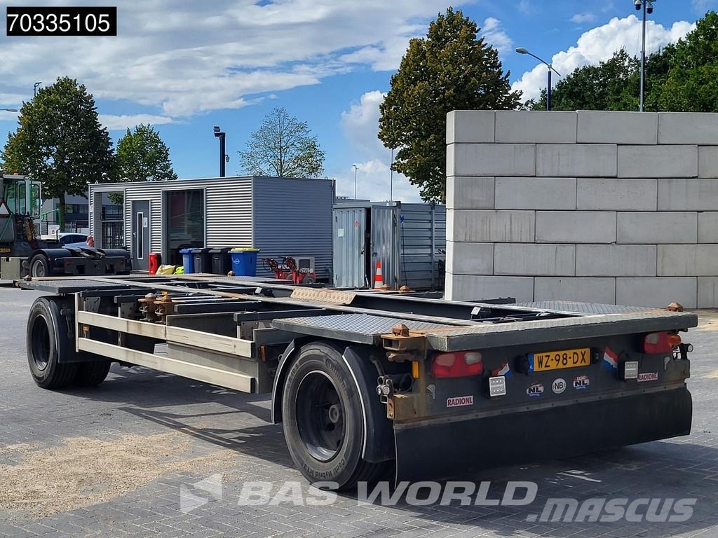 Bulthuis ASGA 06 2 axles Steering Axle Kontejnerske prikolice