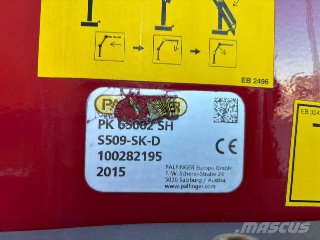 Scania G 490 8x4*4 PK 65002 SH / JIB CONNECTION / PLATFOR شاحنات الرافعات