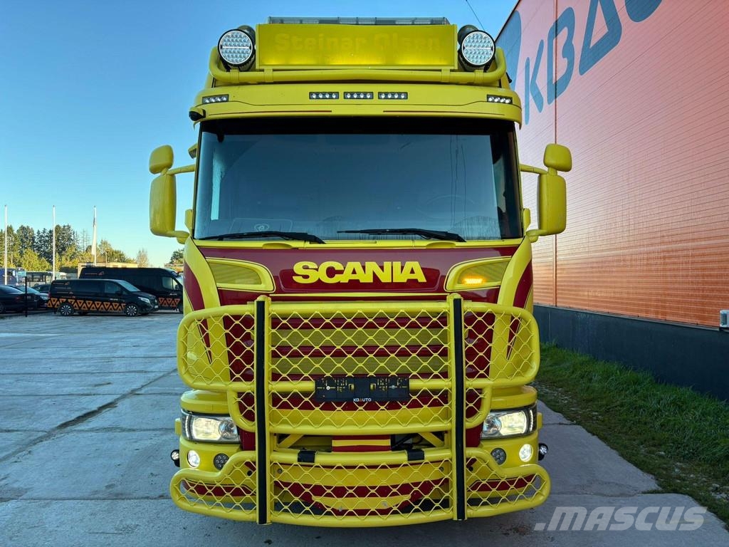 Scania G 490 8x4*4 PK 65002 SH / JIB CONNECTION / PLATFOR شاحنات الرافعات