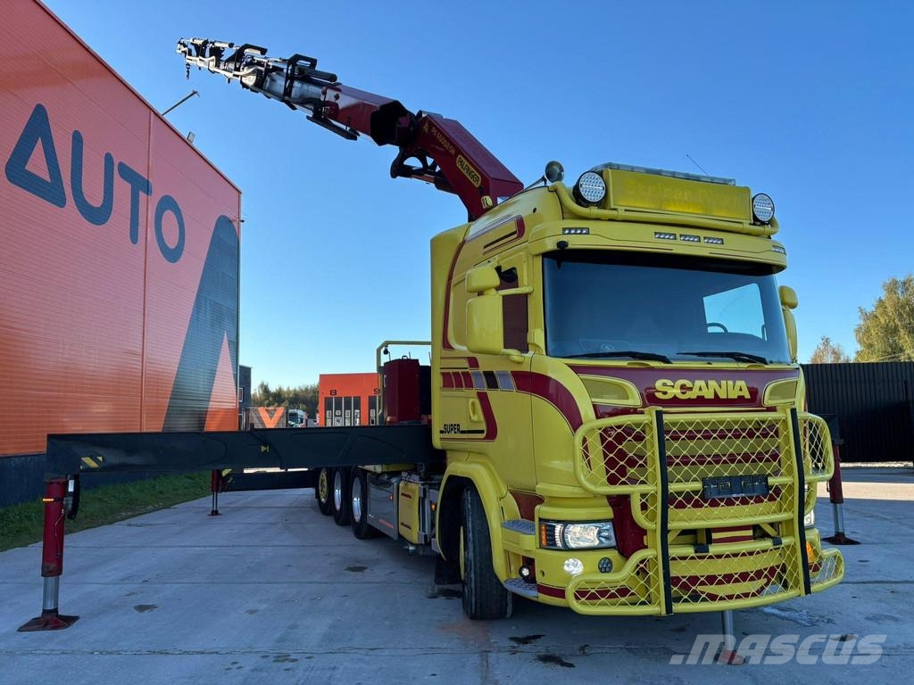 Scania G 490 8x4*4 PK 65002 SH / JIB CONNECTION / PLATFOR شاحنات الرافعات