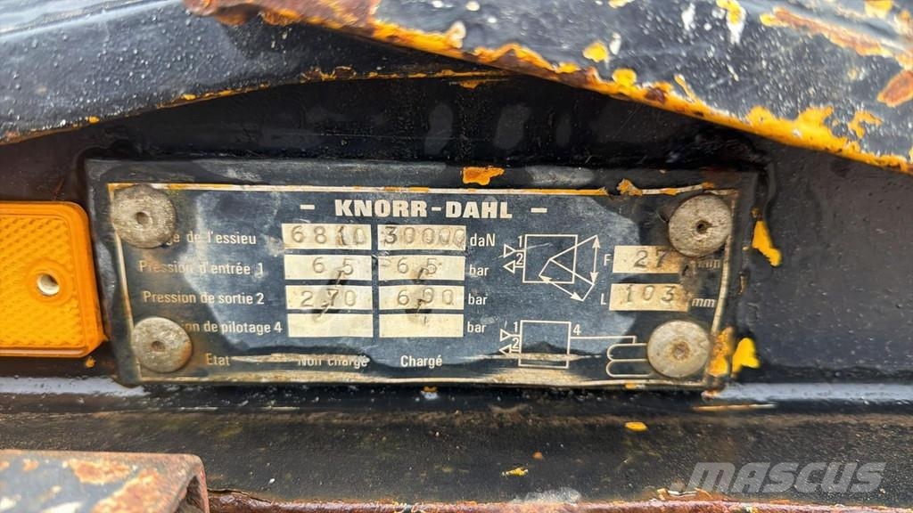 Robuste Kaiser S4503F (BELGIAN TRAILER / STEEL SUSPENSION / LAMES Zemie treileri