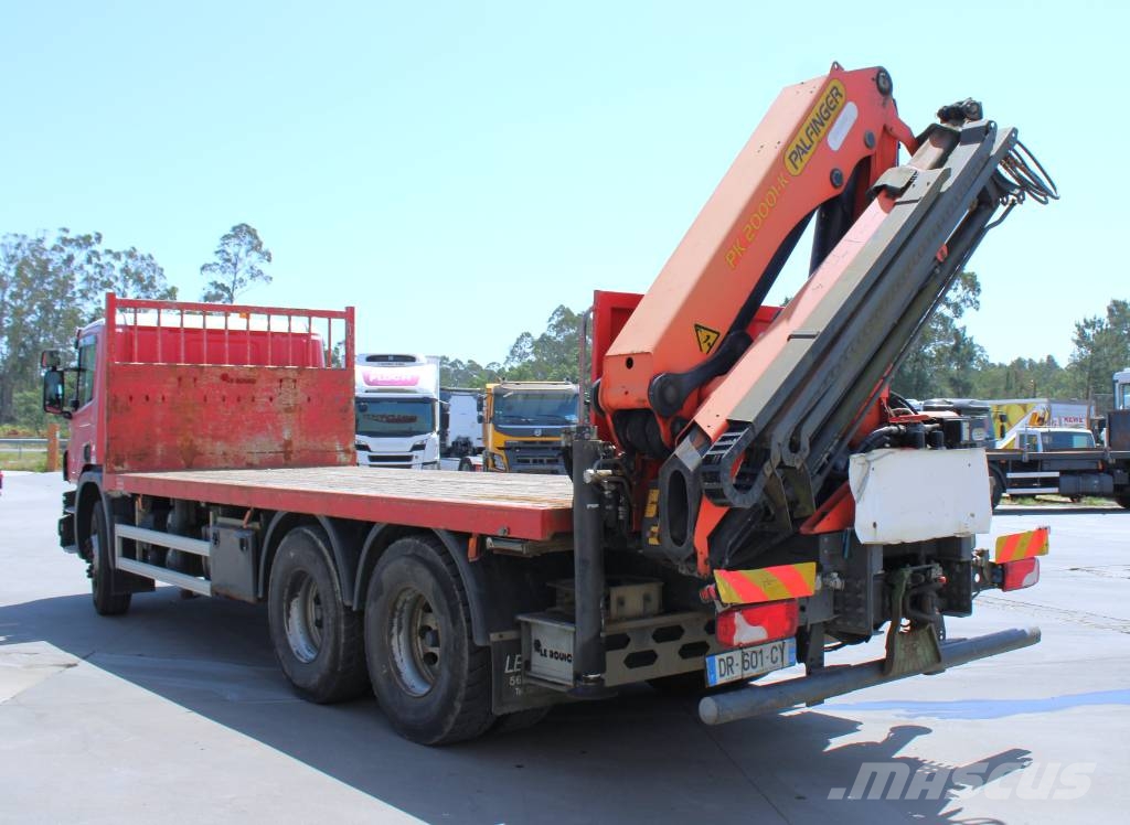 Scania P 410 + PK 20001 Ciężarówki typu Platforma / Skrzynia