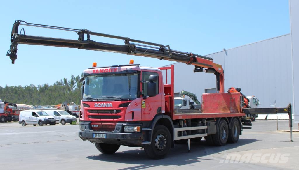 Scania P 410 + PK 20001 Ciężarówki typu Platforma / Skrzynia