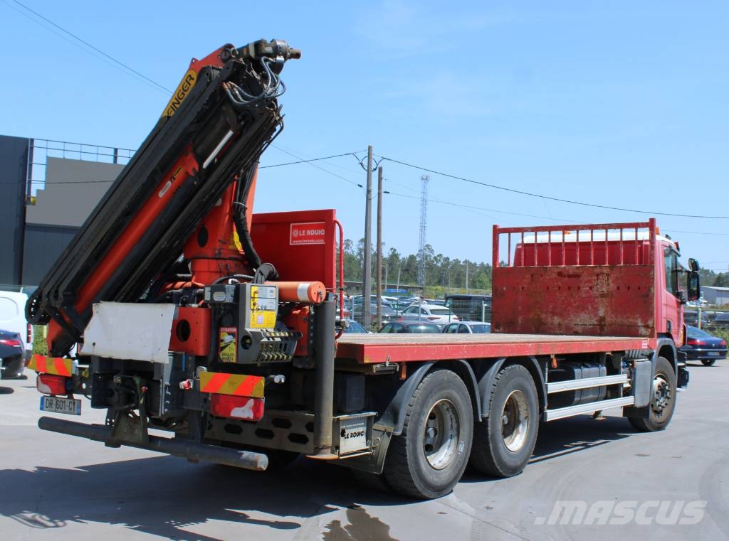 Scania P 410 + PK 20001 Ciężarówki typu Platforma / Skrzynia