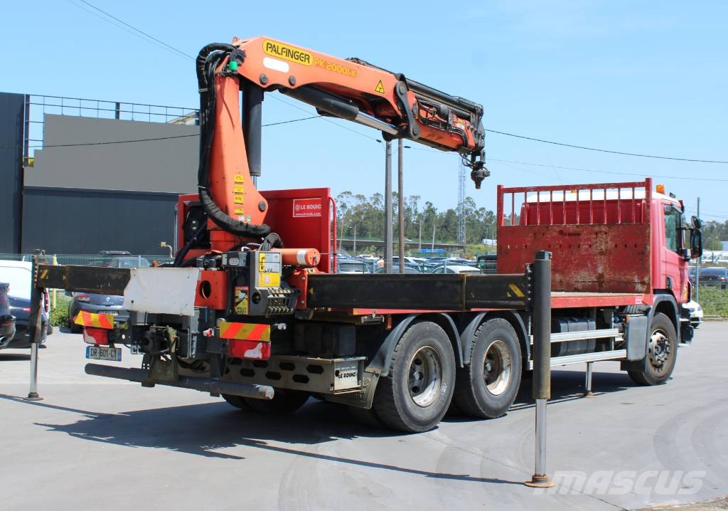 Scania P 410 + PK 20001 Ciężarówki typu Platforma / Skrzynia