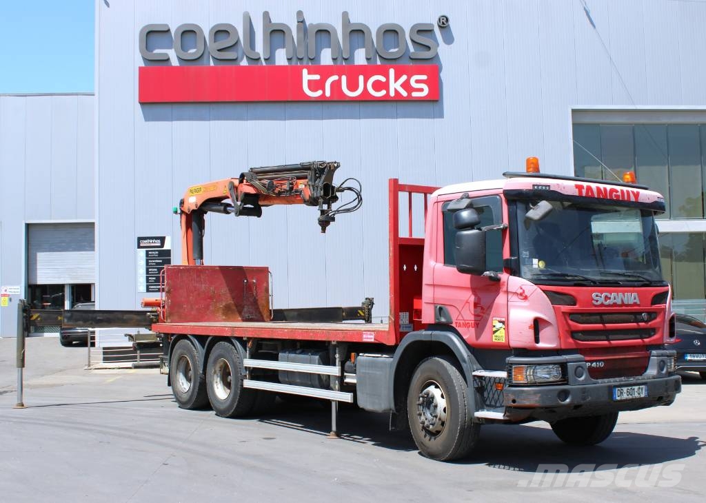 Scania P 410 + PK 20001 Ciężarówki typu Platforma / Skrzynia