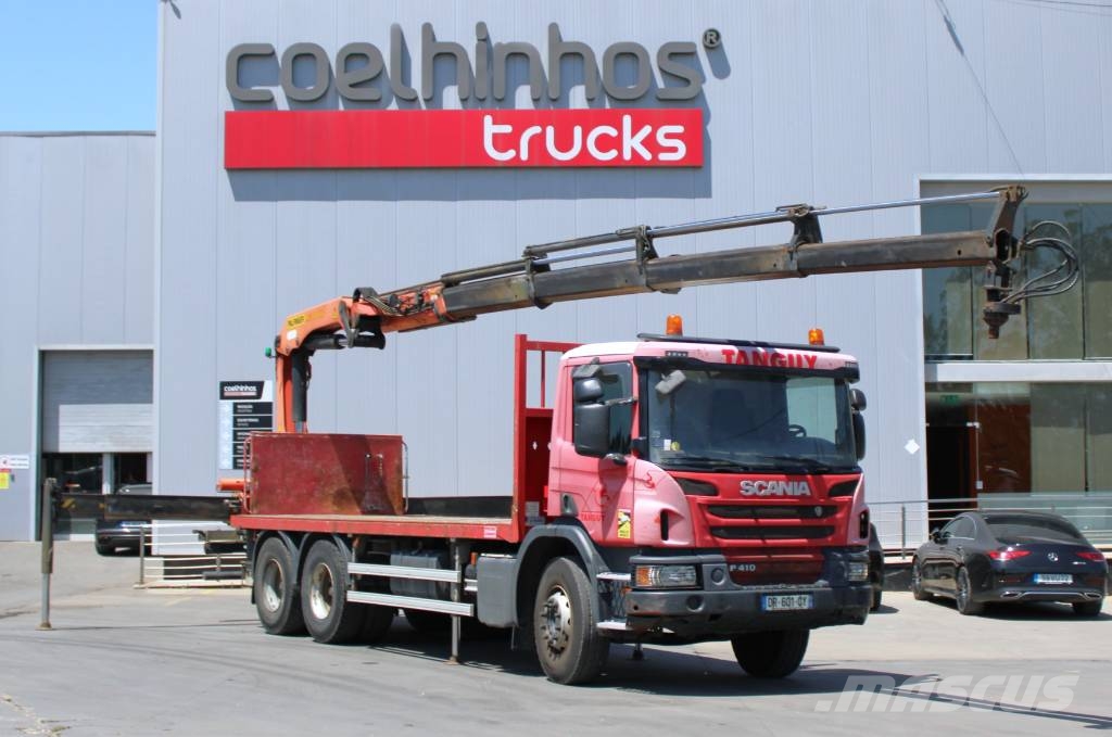Scania P 410 + PK 20001 Ciężarówki typu Platforma / Skrzynia