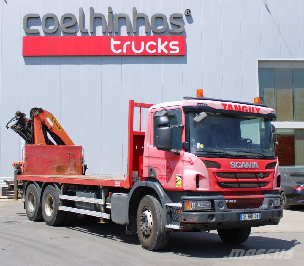 Scania P 410 + PK 20001 Ciężarówki typu Platforma / Skrzynia