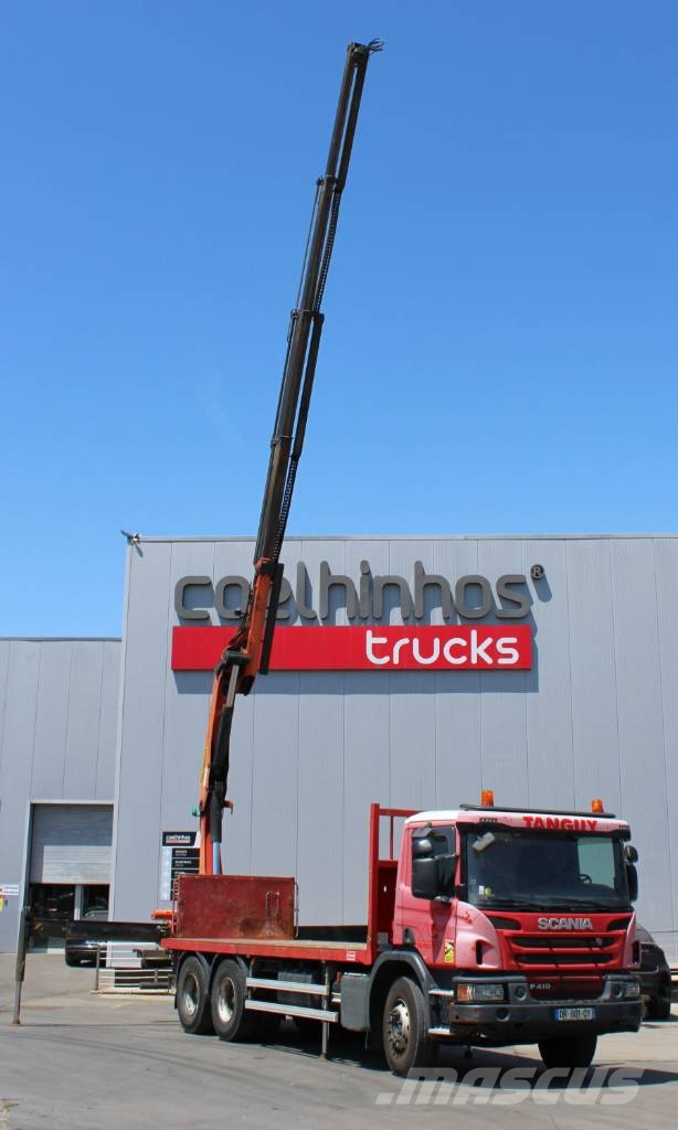 Scania P 410 + PK 20001 Ciężarówki typu Platforma / Skrzynia