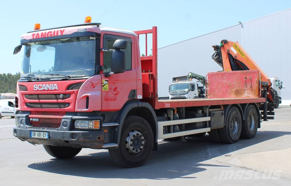 Scania P 410 + PK 20001 Ciężarówki typu Platforma / Skrzynia