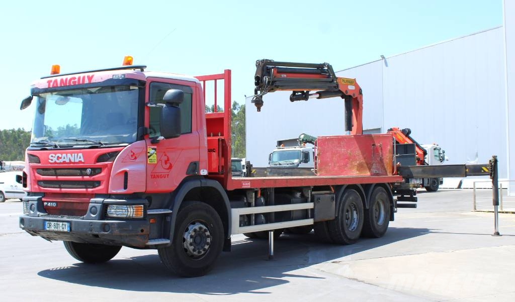 Scania P 410 + PK 20001 Ciężarówki typu Platforma / Skrzynia