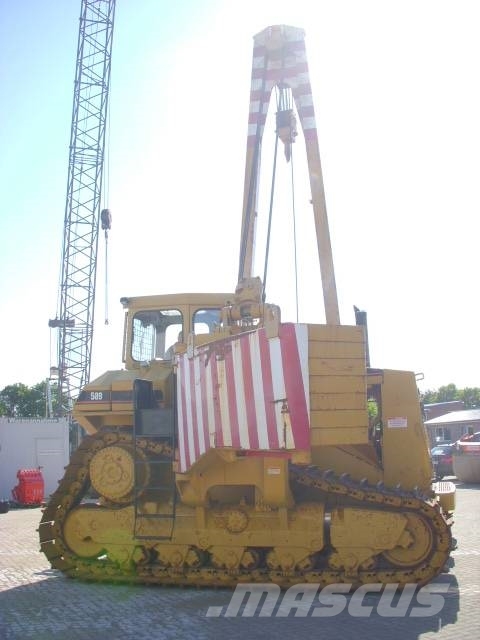 CAT 589 105 t Hubkraft 8x PIPELAYER MIETE / RENTAL Putkenlaskijat