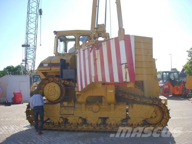 CAT 589 105 t Hubkraft 8x PIPELAYER MIETE / RENTAL Putkenlaskijat