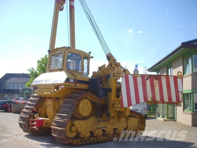 CAT 589 105 t Hubkraft 8x PIPELAYER MIETE / RENTAL Putkenlaskijat