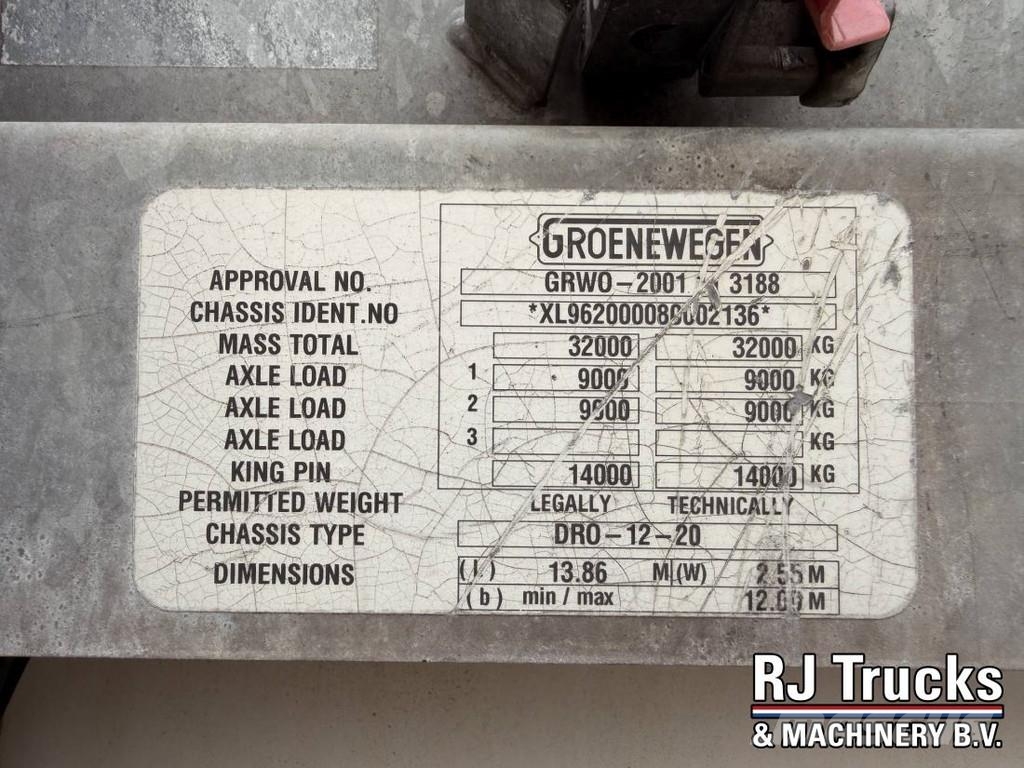 Groenewegen DRO-12-20 - Closed Box Trailer | 2 Axle | BPW Axle Noslēgtās piekabes