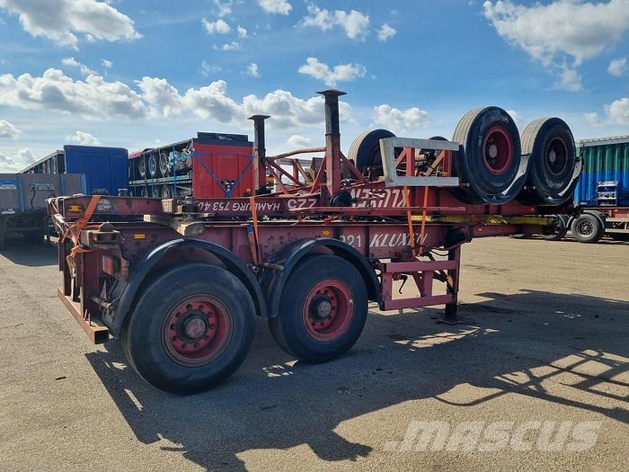 Köhler Elmshorn 20ft | Steel suspension Kontejnerové návěsy