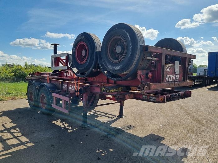 Köhler Elmshorn 20ft | Steel suspension Kontejnerové návěsy