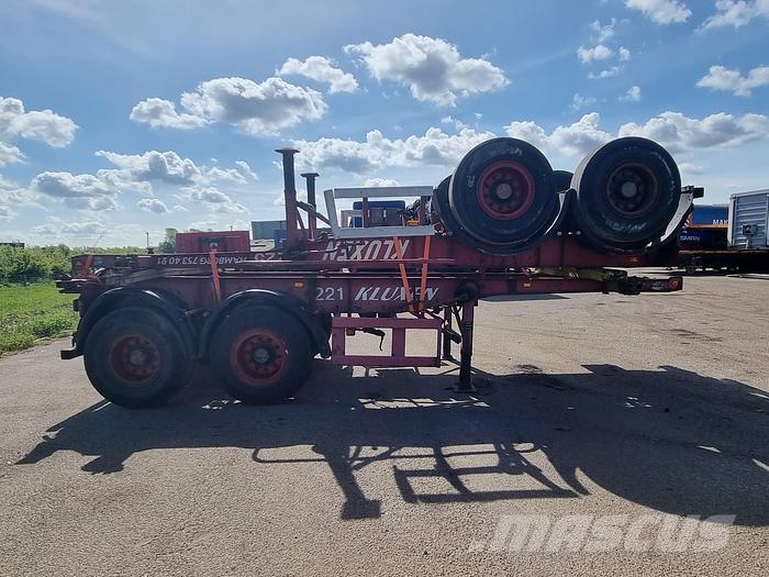 Köhler Elmshorn 20ft | Steel suspension Kontejnerové návěsy