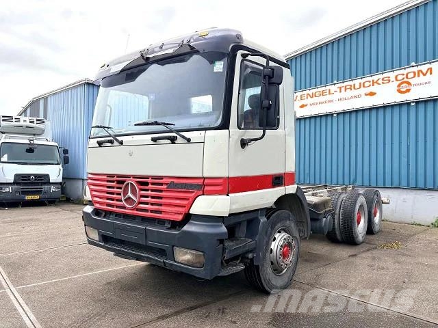 Mercedes-Benz Actros 2643 B 6x4 FULL STEEL CHASSIS (ZF-16 MANUAL Šasija ar kabīni