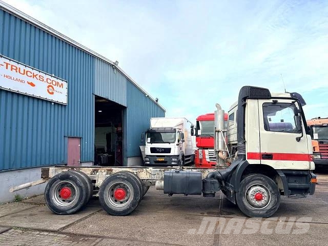 Mercedes-Benz Actros 2643 B 6x4 FULL STEEL CHASSIS (ZF-16 MANUAL Šasija ar kabīni