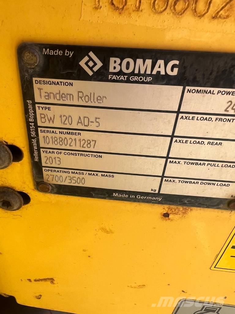 Bomag BW 120 AD-5 Twin drum rollers