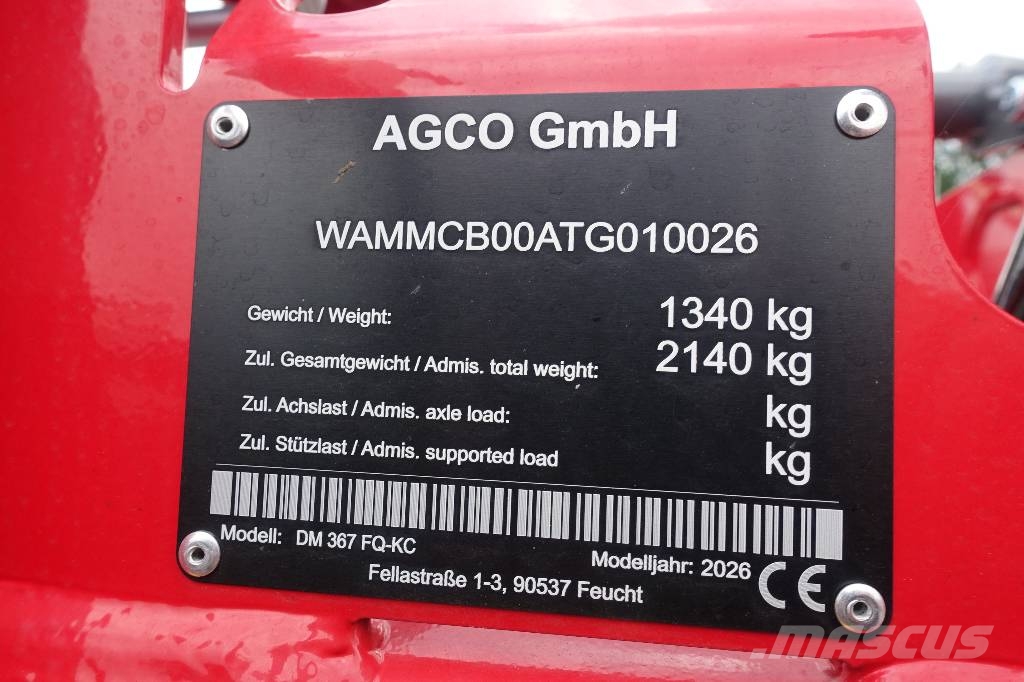 Massey Ferguson DM 9614TL-KCB-PRO Samolot ,zestaw kosiarek Kosilice