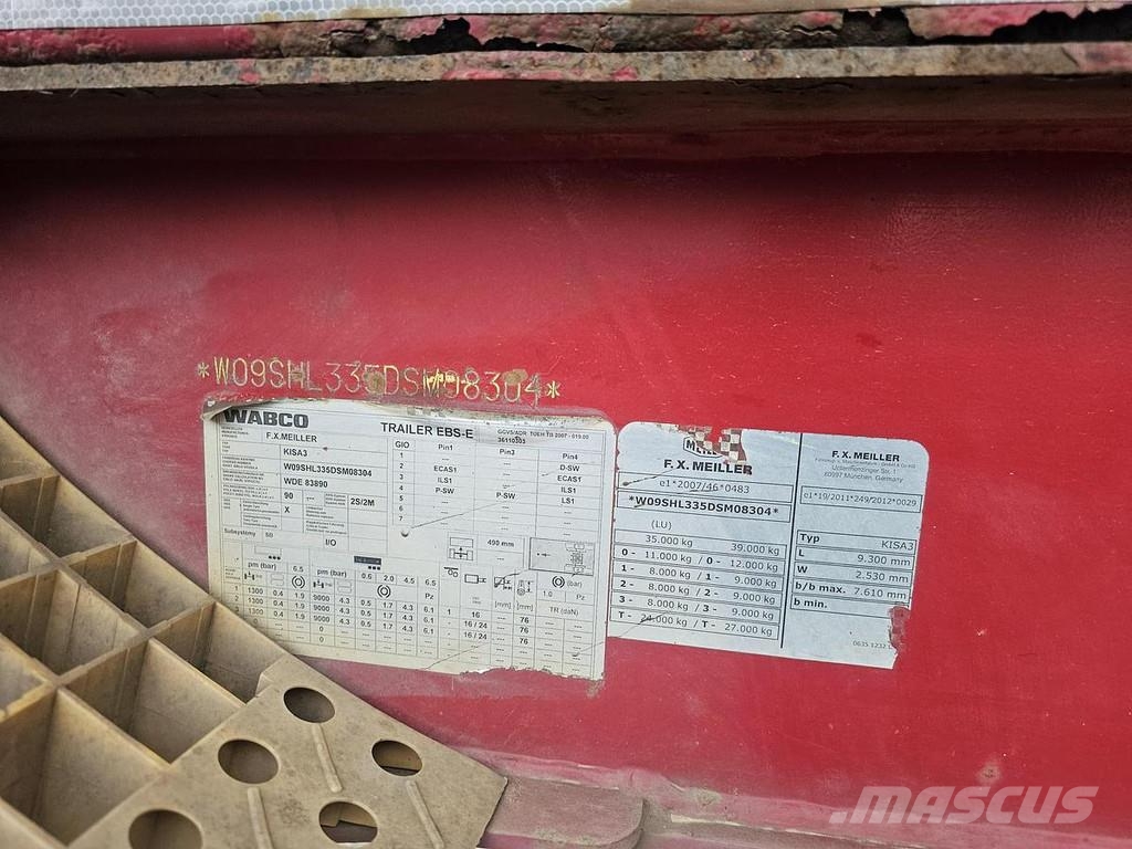 Meiller MHPS 12/27/LOSS4, STEEL TIPPER / 30 M3/ SAF DISC / Piekabes pašizgāzēji