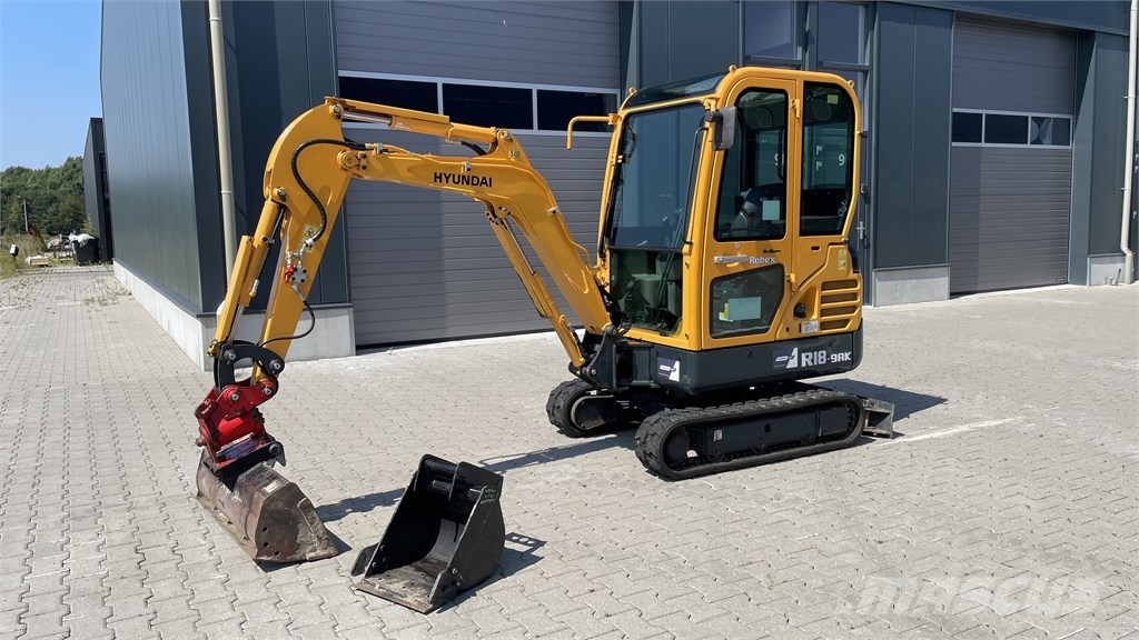 Hyundai R18-9AK Mini bagri <7t