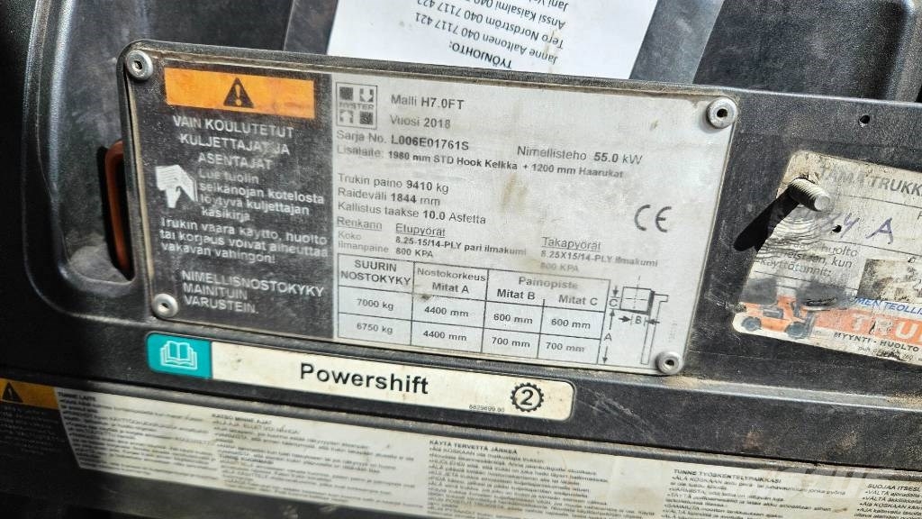 Hyster H 70 FT Dieseltrukit